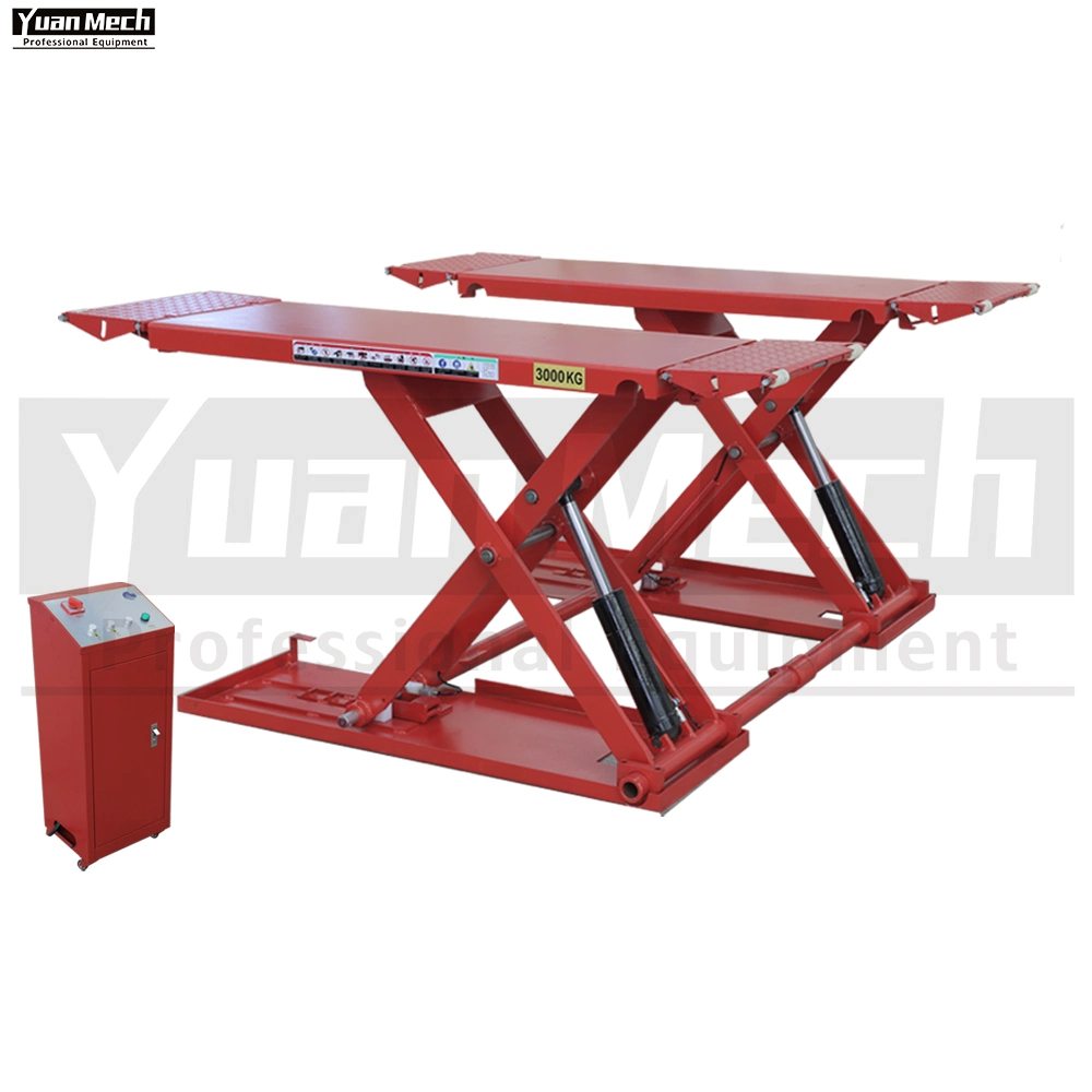 Load Capacity 3000kg / 6600lbs MID Rise Sissor Mechanical Electric Used Mini Scissor Price Hydraulic Car Lift