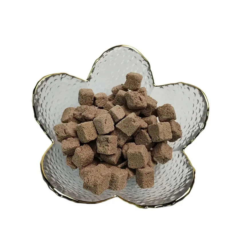 Cubes de boeuf lyophilisé Pet Food le supplément de calcium nutritionnelle