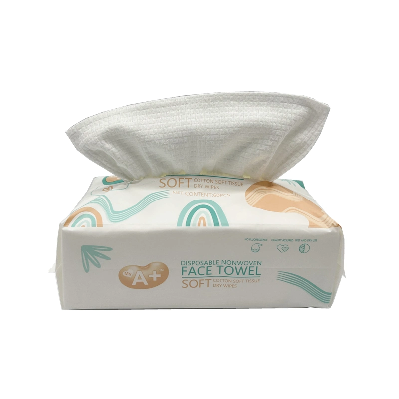 Face Beauty Cleansing Towel Disposable Face Soft 100% Cotton Towels