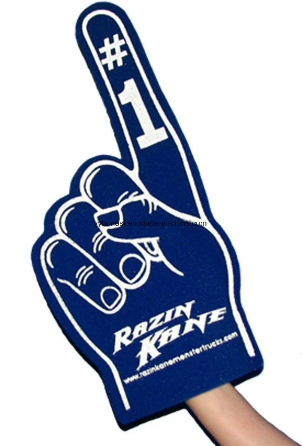 Werbegeschenk Werbung Foam Finger Hand Schwamm für Sport-Spiel