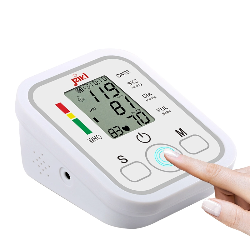 Jziki Talking Automatic Upper Arm Tensiometer Sphygmomanometer Digital Blood Pressure Monitor