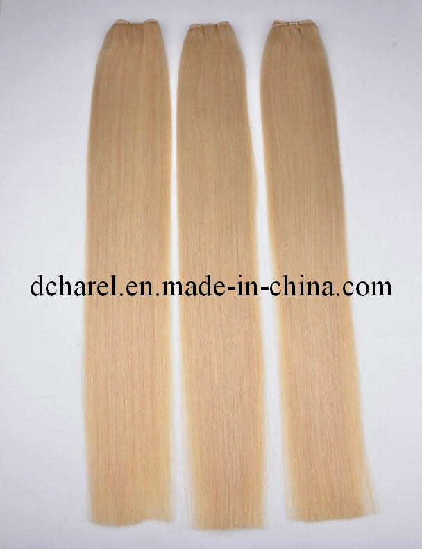 Double Drawn 2020 Hot Sale European Straight Human Hair Weaving Straight Remy Hair Extension 10A Grade Straight Hair Weft