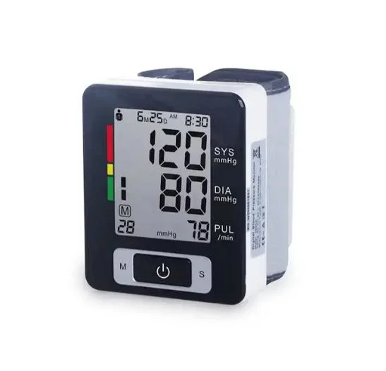 شاشة بي بي بي تعمل على مراقبة ضغط الدم تلقائيًا على المعصم الرقمي