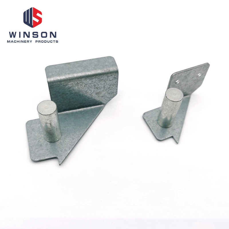 Metal Parts Stamping by Galvanized Carbon Steel, Fixing Brackets.