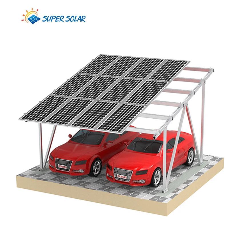 Carport Solar Mounting System PV Anlage Carport Residential Solar Parking Canopy