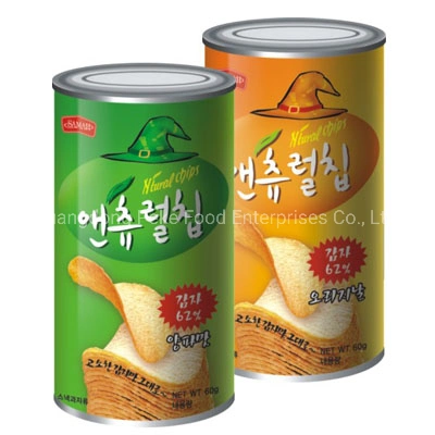 Canned Potato Chip Snacks with Customized in Any Sizes with Packages