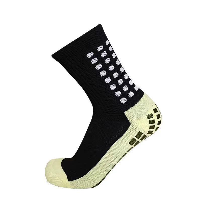 Deportes algodón de TUBO MEDIO Grip duradero no-Slip Knitting Wholesale/Supplier Gym Soccer Fútbol hombres Yoga mujeres Calcetines de calcetín