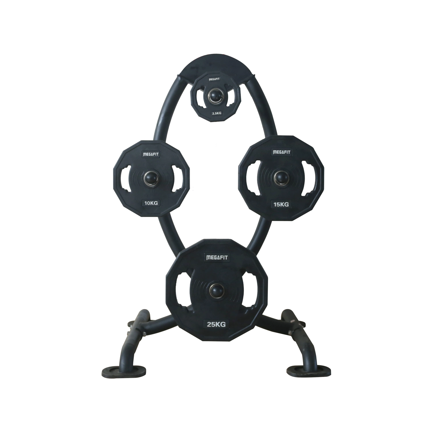 La fuerza profesional Gym Fitness entrenamiento equipo fijo de levantamiento de pesas recubiertas de CPU/recto curvado Barbell