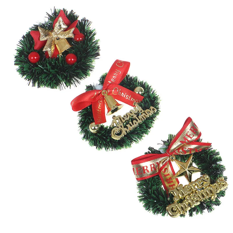Dollhouse Miniature Mini Christmas Garland Wreath Model Accessories