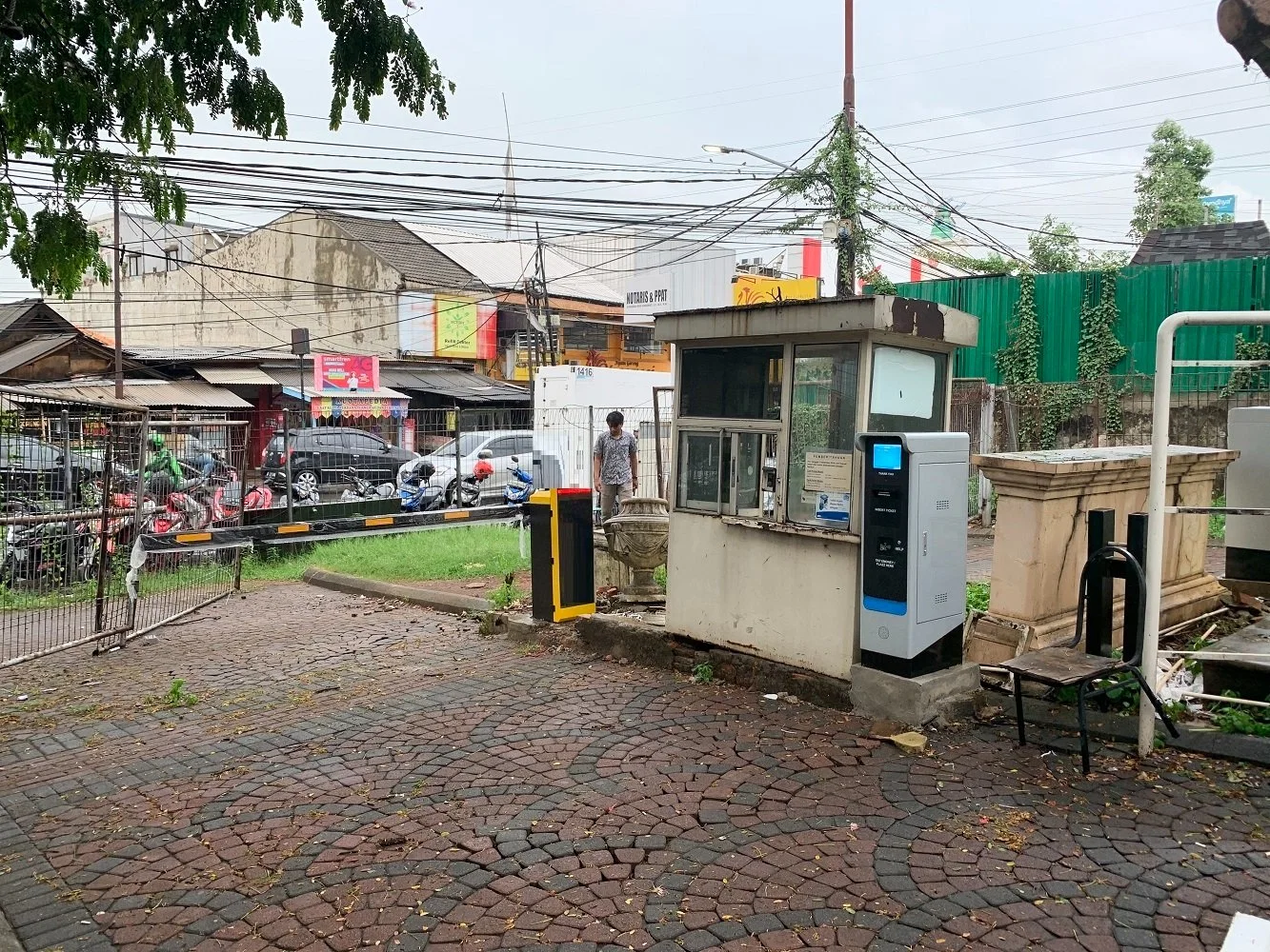 Sistema de estacionamiento de la estación de la entrada de Lane