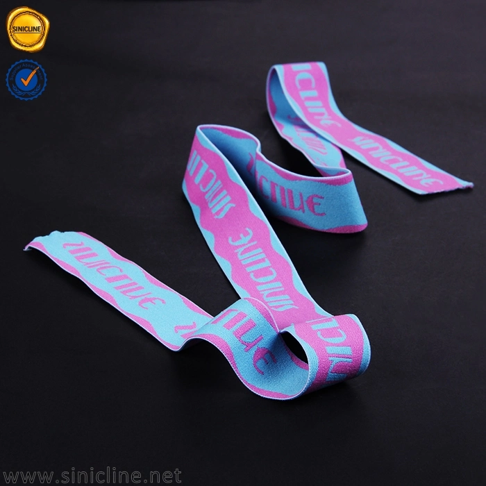 Sinicline New Arrival Colorful Printed Decorative Elastic Band for Underwear