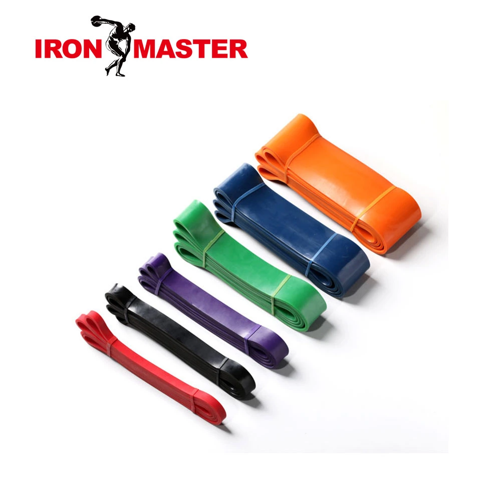 6PCS Resistance Exercise Loop Bands for Home Fitness, Strength Training, Physical Therapy, Natural Latex Workout Bands