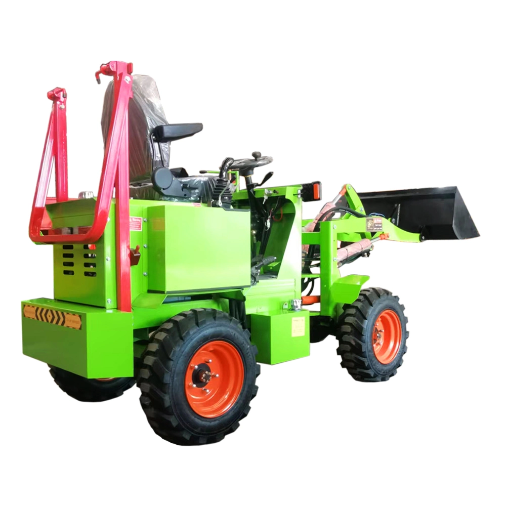 730kg Hydraulic China Coal Group Woodenbox Mini Wheel Diesel Loader