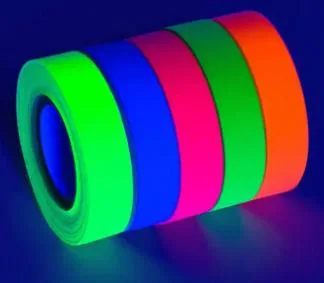 Music Festival UV Fluorescent Cotton Tape Black Light to Enhance The Atmosphere