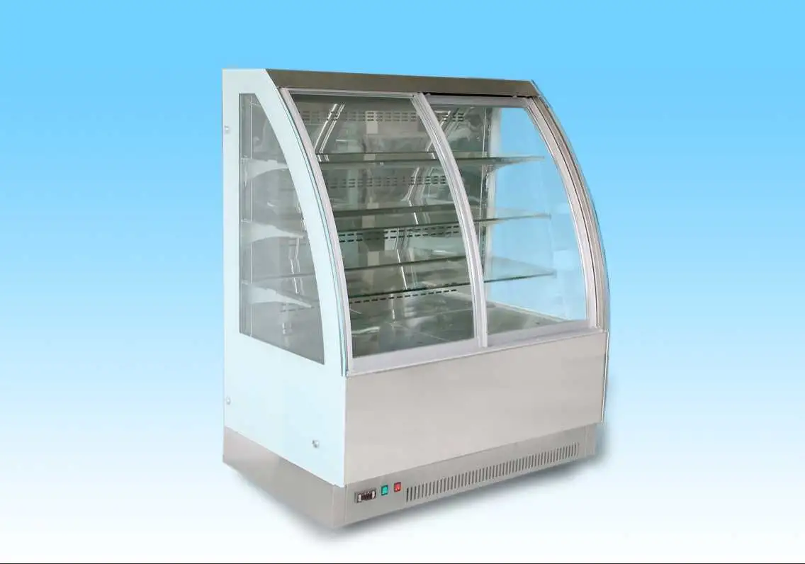 with Insulating Glass and High quality/High cost performance Cake Showcase of Compressor