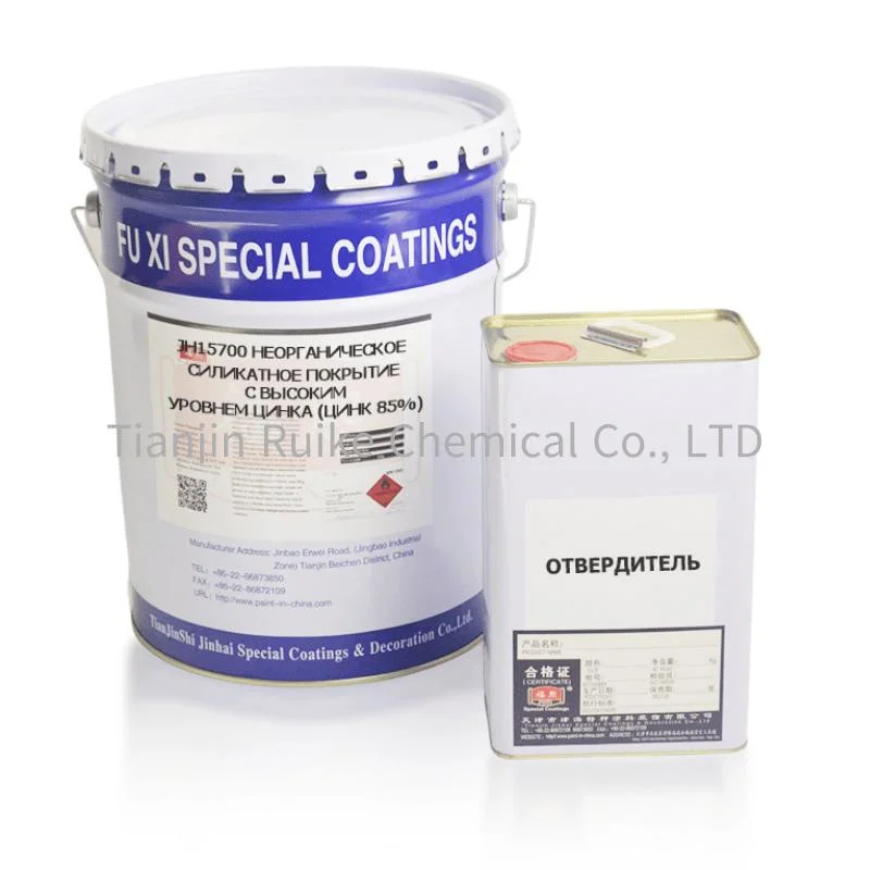 Jh15700 85% High Zinc Inorganic Silicate Coating for Steel Structure Paint
