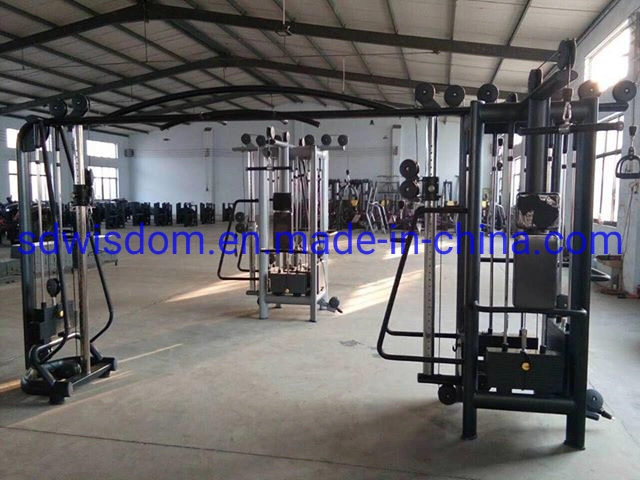 CE Certificated Commercial Fitness Equipment Multi Cable Jungle 5 Stacks Fitness Machine