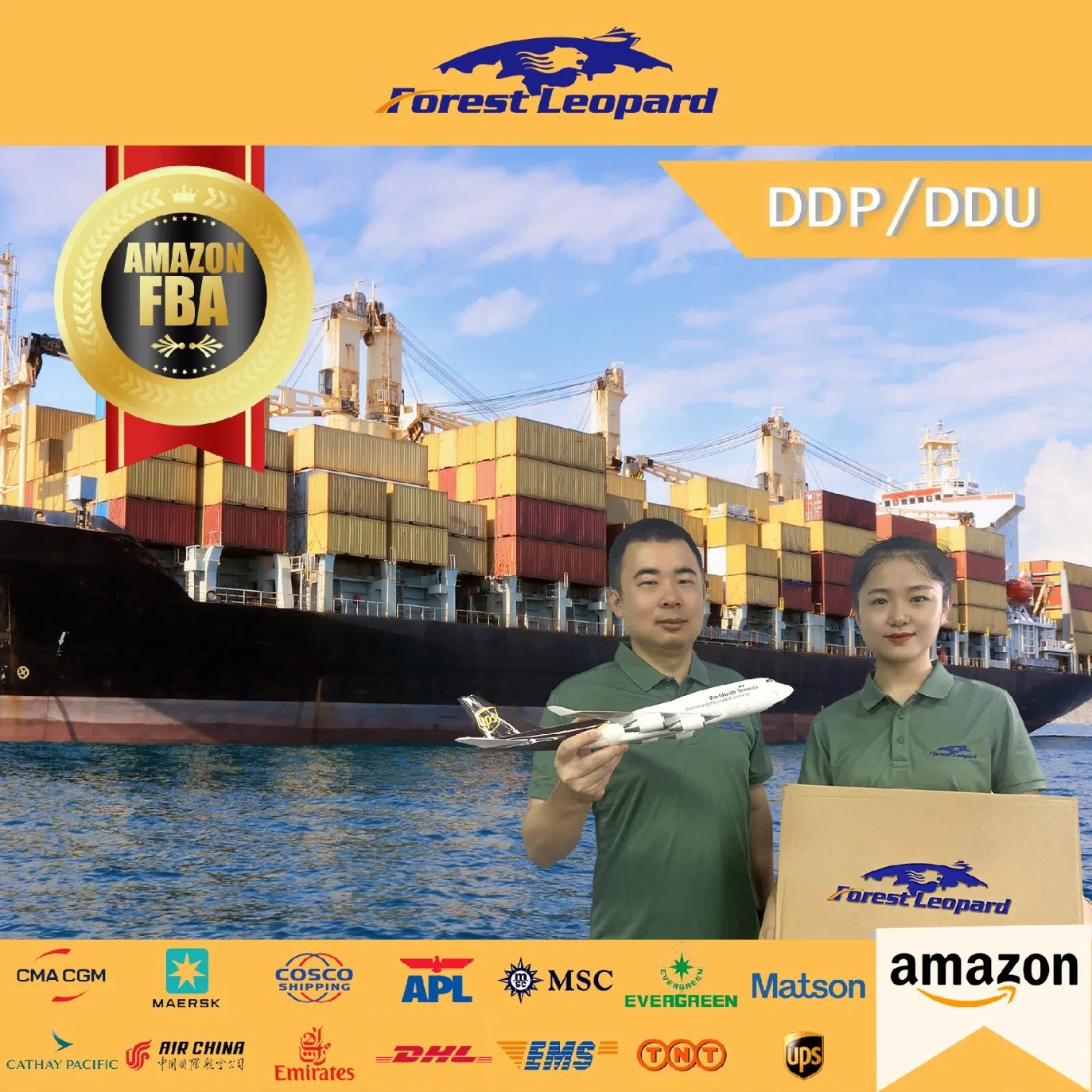 Check DDP Logistics Service Rate Cago Freight Forwarder Shipping Agent China to USA UK Germany Australia Canada France Italy EU