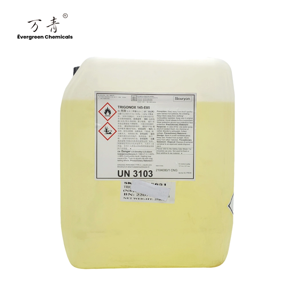 Sadt Scorch Safety 85% Mineral Oil Solution in Liquid Form Trigonox 145- E85 Peroxide for Industry