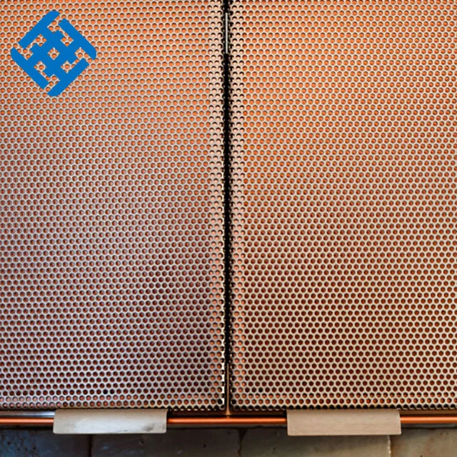 Copper Metal Perforated Metal Mesh