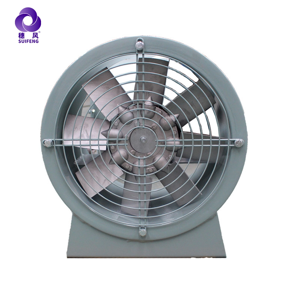 Ventilador axial industrial de motor dc silencioso para ventilación de refrigeración