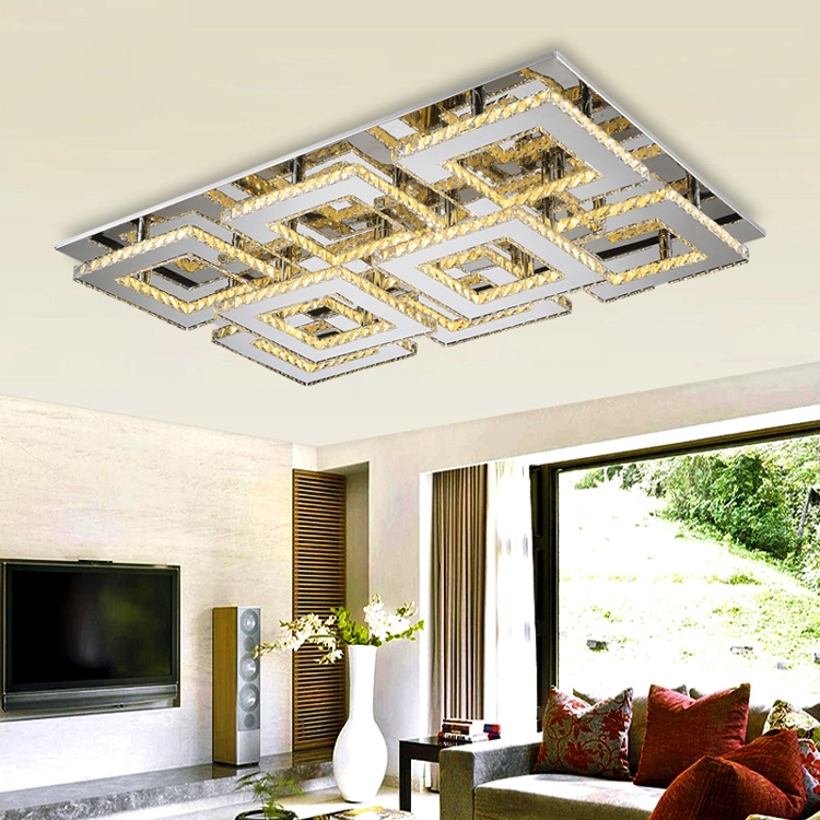 Un éclairage moderne lustre de Cristal Pendentif de plafond de la lampe témoin LED