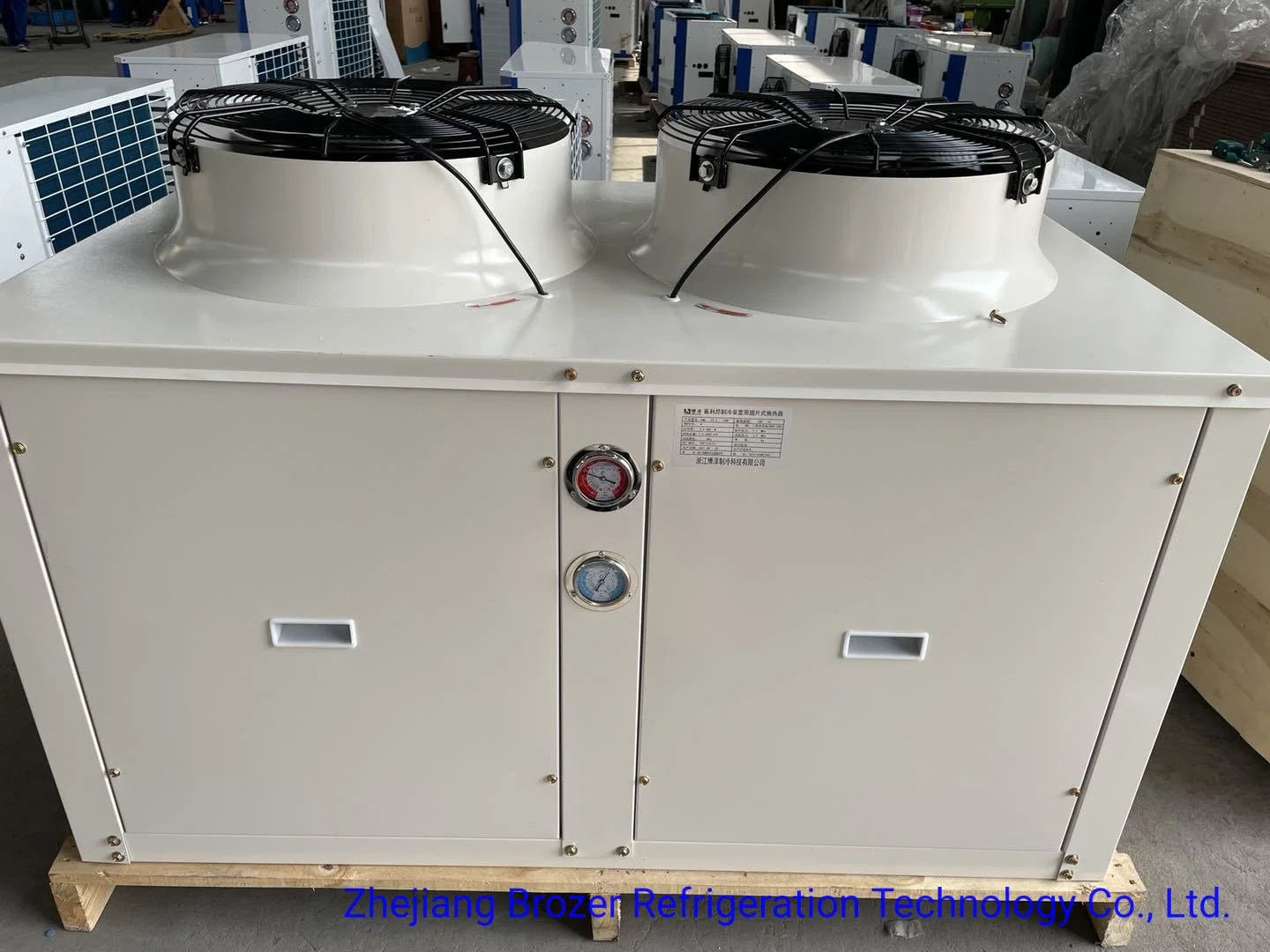 Brozer Factory Price Manufacturers All White U Shape Type Condensing Unit for Food Preservation