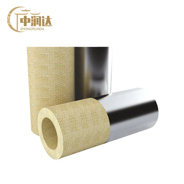 Rock Wool Fireproof Steam Pipe Insulation Material