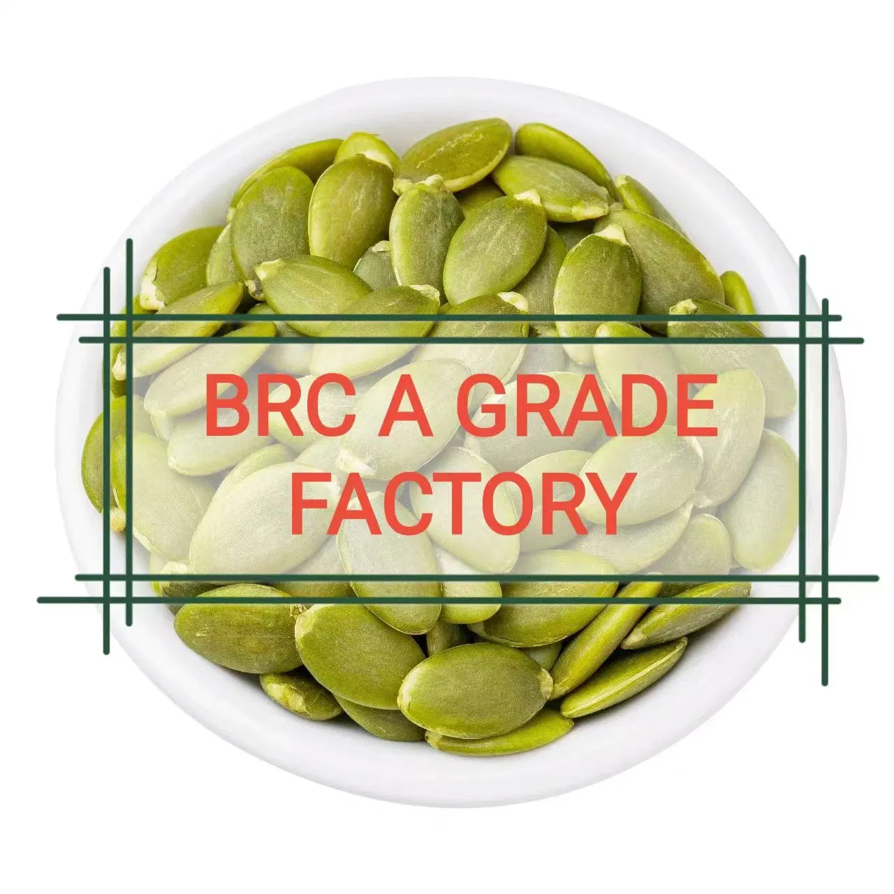 NUTS de qualité BRC a Chine Fabricant fournir certificats ISO9001 Graines de citrouille en peau brillante