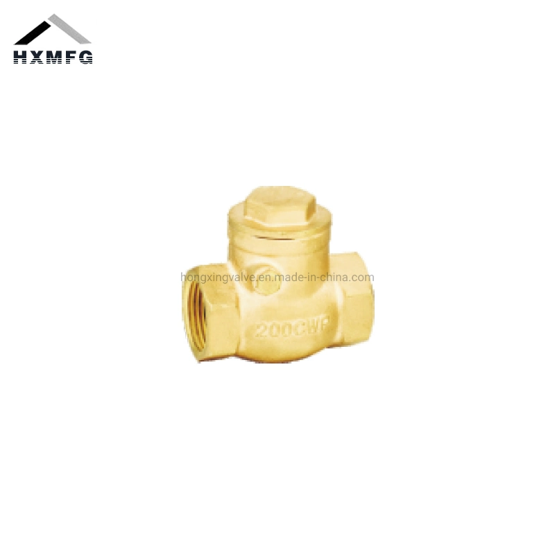 Female Brass Metal to Metal Seal Swing Check Valve