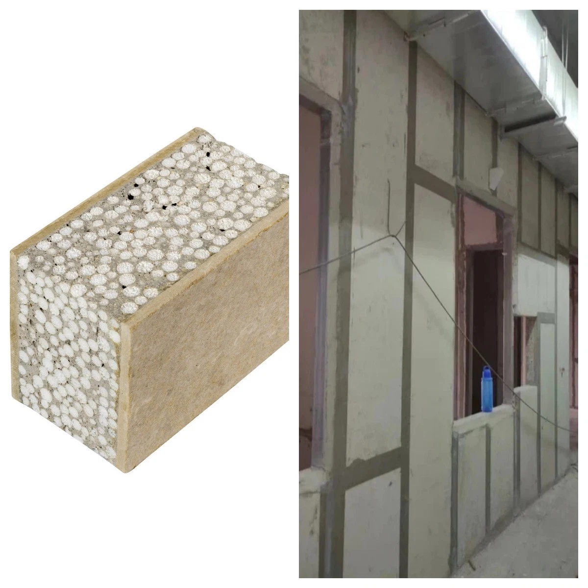Low Cost Fireproof of Building Material of EPS Sandwich Wall Panel