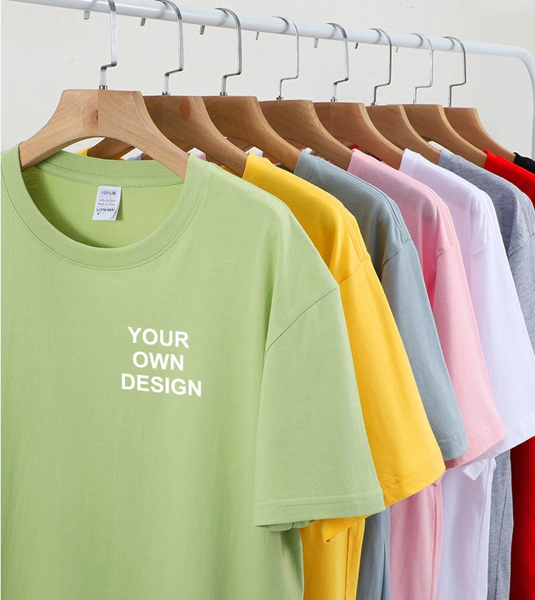 Fashion Men and Women Short Sleeve T-Shirts Logo Casual Round Neck Shirt Design Print Pattern Custom Oversize T-Shirt Sports Wear