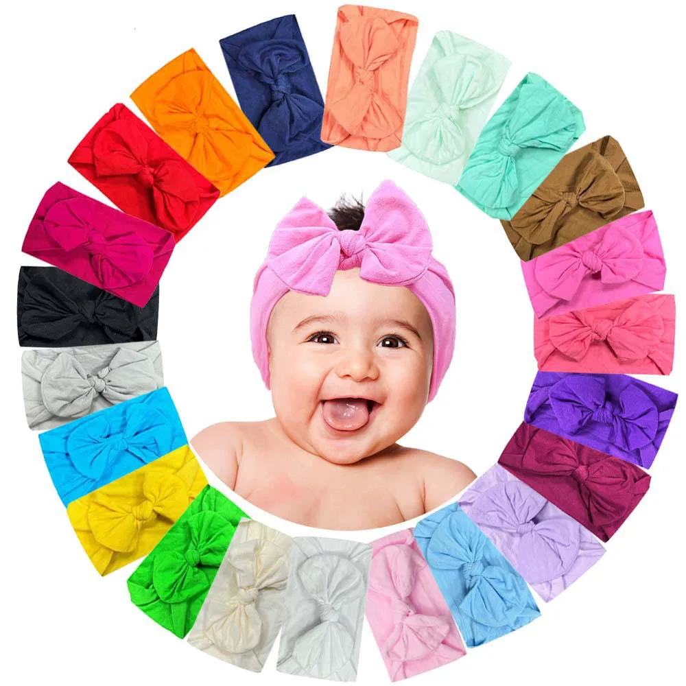 Baby Bands Hair Loop Hair Rubber High Elastic Hair Accessories Nylon Baby Headbands for Girls Newborn Infant Toddlers Kids