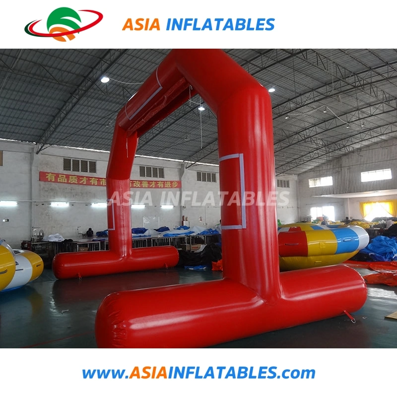 Air-Tight Inflatable Finish Line Floating on Water Arch for Water Sports Events, Start Finish Line Entrance Archway