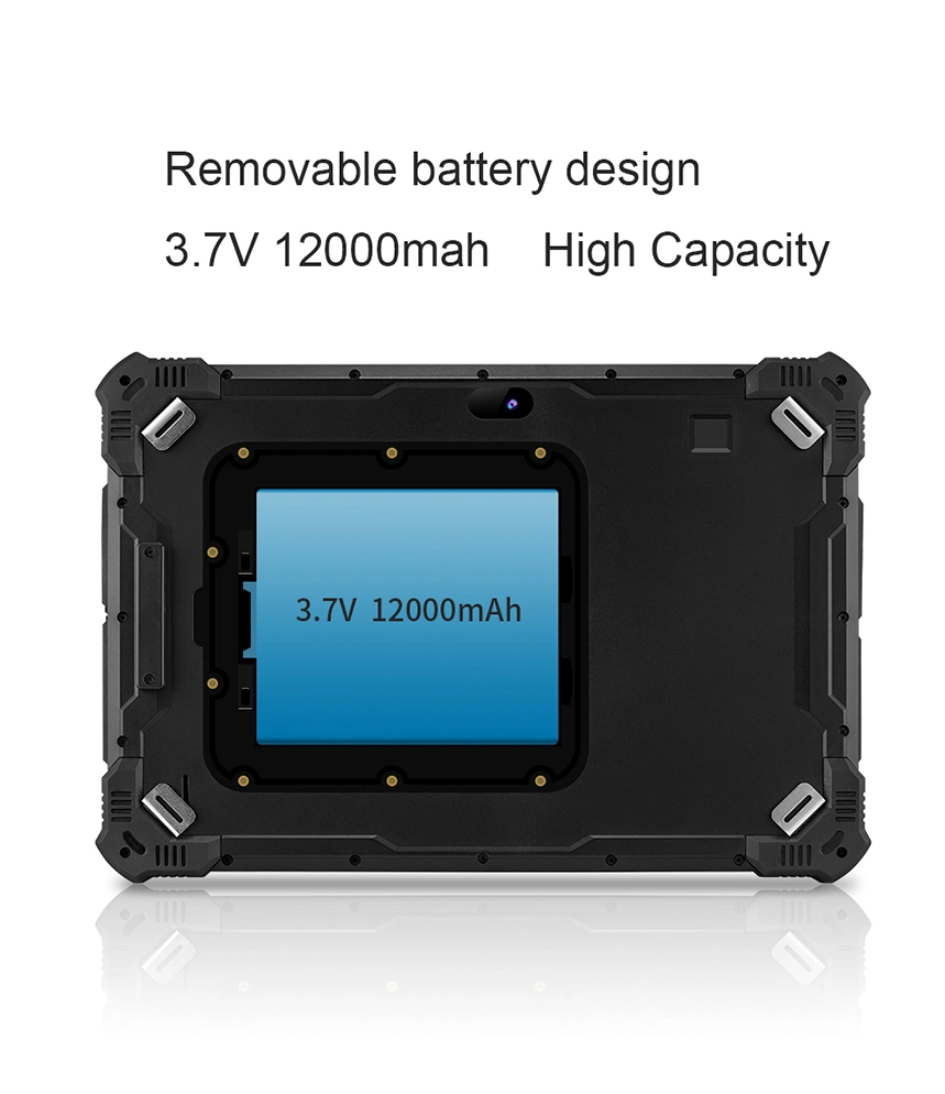 10.1 Inch in-Vehicle Mtk6771 10000mAh Battery Outdoor Touch Screen Waterproof Shockproof Anti-Dust Rugged Tablet Android