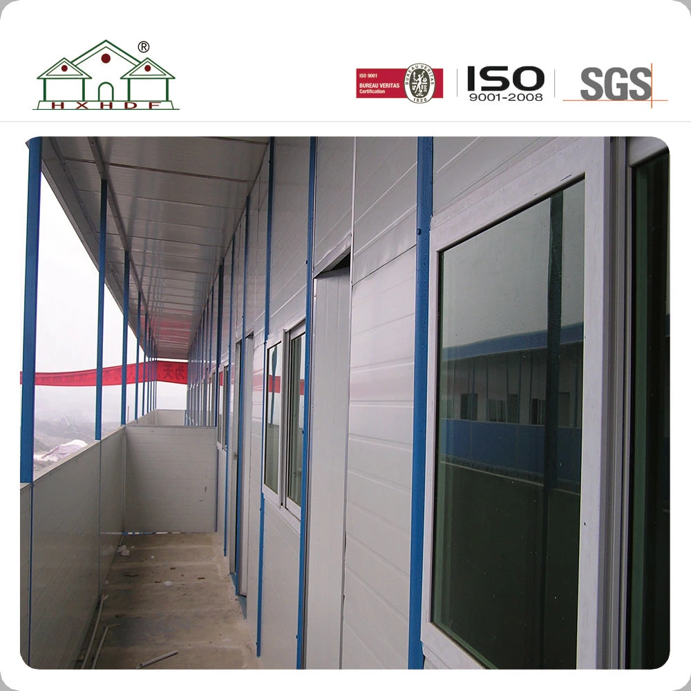 Light Steel Structure Low Cost Temporary Residence Prefab Sandwich Panel House