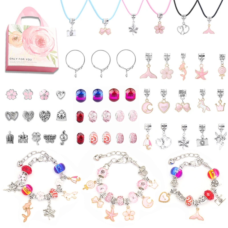 Hot Selling China Children's Charm Bracelet Making Kit for Birthday Christmas Gifts