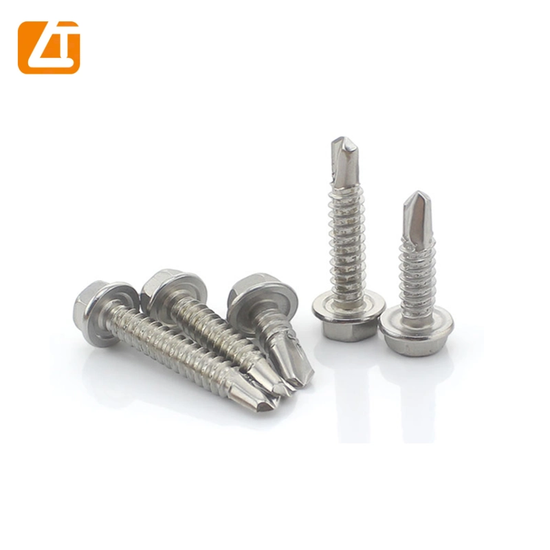 Customize High Performance Zinc Plated Hex Head Self Drilling Screw