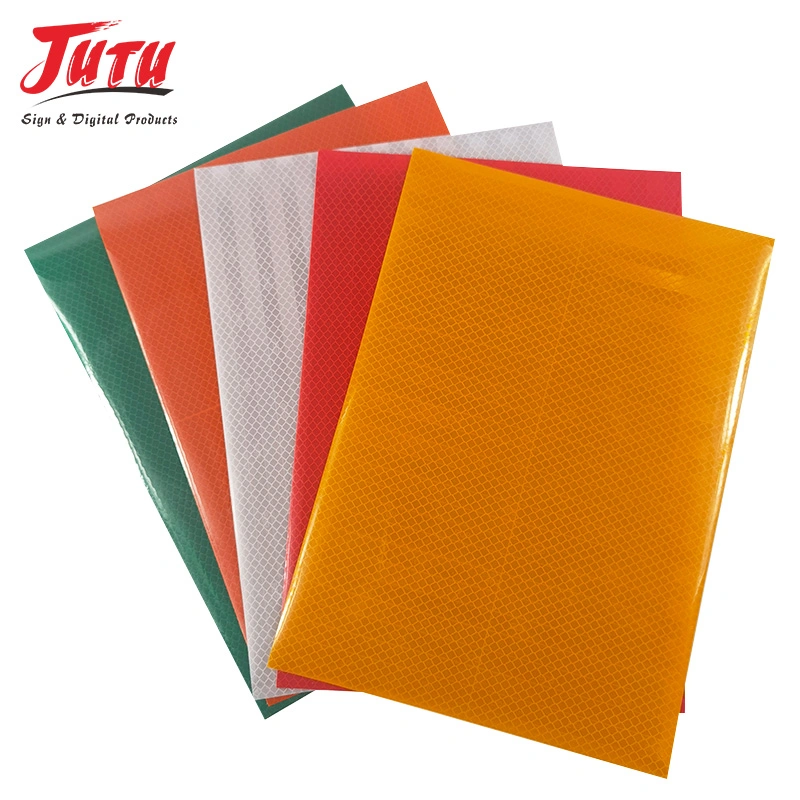 3-5years Yellow, Red, Green, etc. Jutu Material Reflective Vinyl Roll