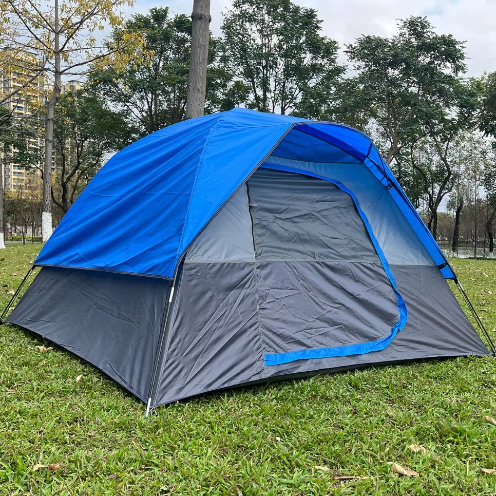 Tente extérieure pour le camping, imperméable, légère et facile à monter, double couche, adaptée pour l'hiver, les activités en plein air, la randonnée et les voyages avec sac à dos.