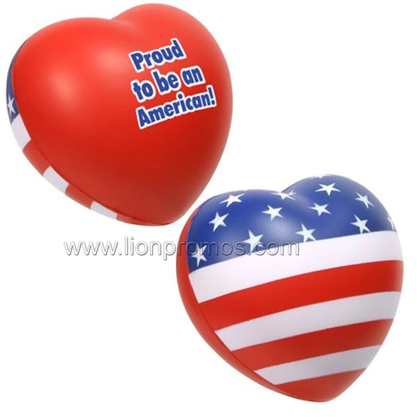 Полиуретановая пена сердца, флаг и т.д. PU подчеркнуть шарик Рекламные сувениры