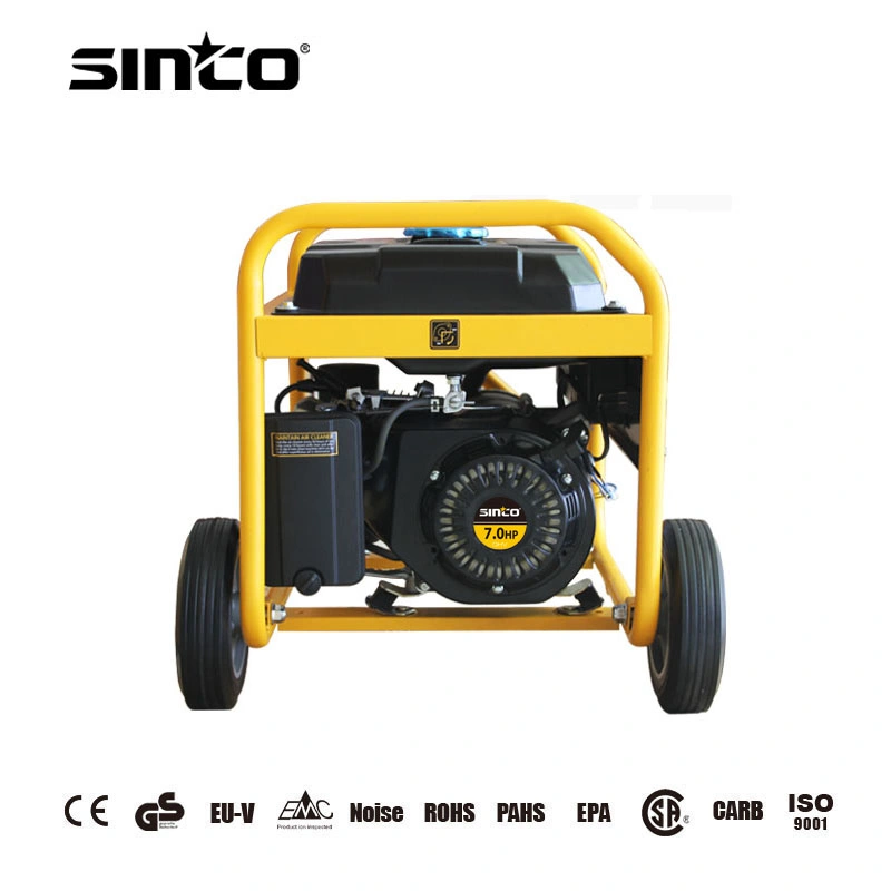 Dual Fuel China 3000W 3.5kVA 220V / 240V Portable Gas Powered Generator Soundproof