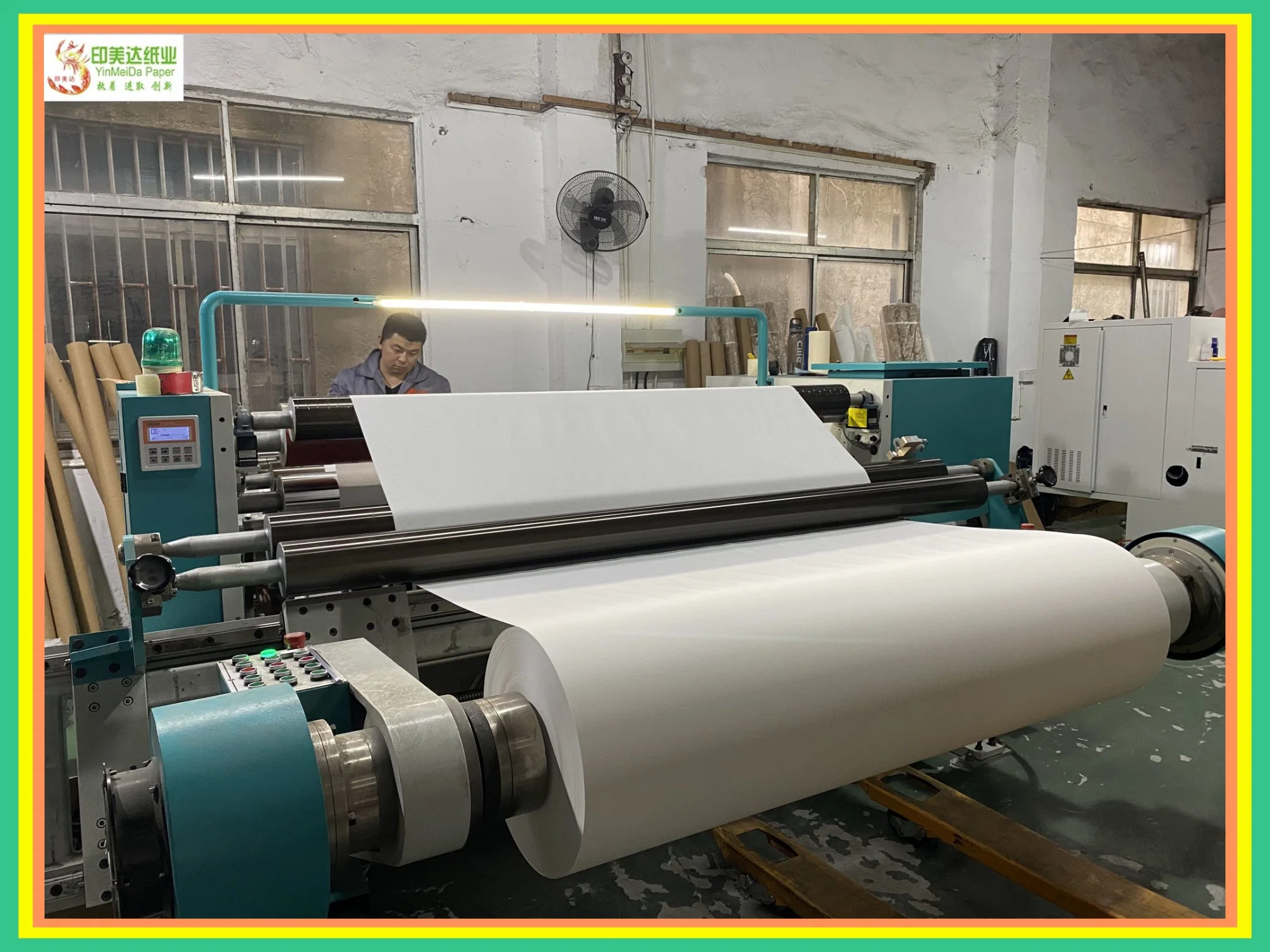 50 GSM 61'' 500 Meters Anti-Curl Coating Heat Sublimation Transfer Paper