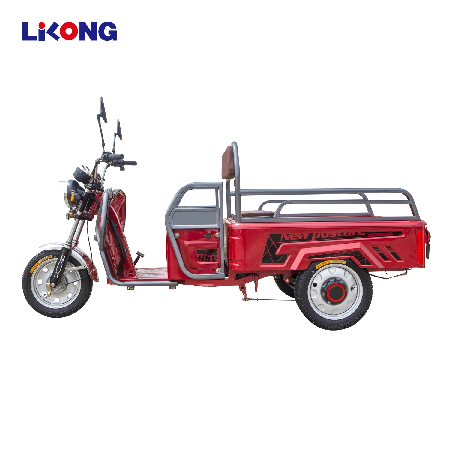 2021 New Design High Speed Gasoline Motorcycle for Cargo, Petrol Three-Wheeler Tricycle