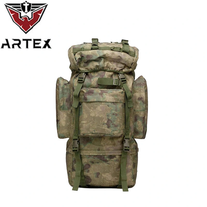 Outdoor Sports Hiking Bag 65L Tactical Backpack Large Capacity Multi-Function Camouflage Backpack Molle Tactical Bag