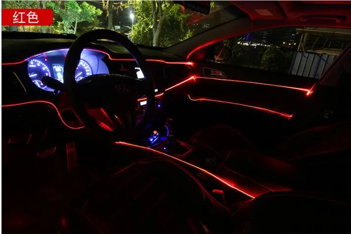 Car LED Lights Exterior Car Hood Strip Daytime Running Lights Flexible Headlights Waterproof Light