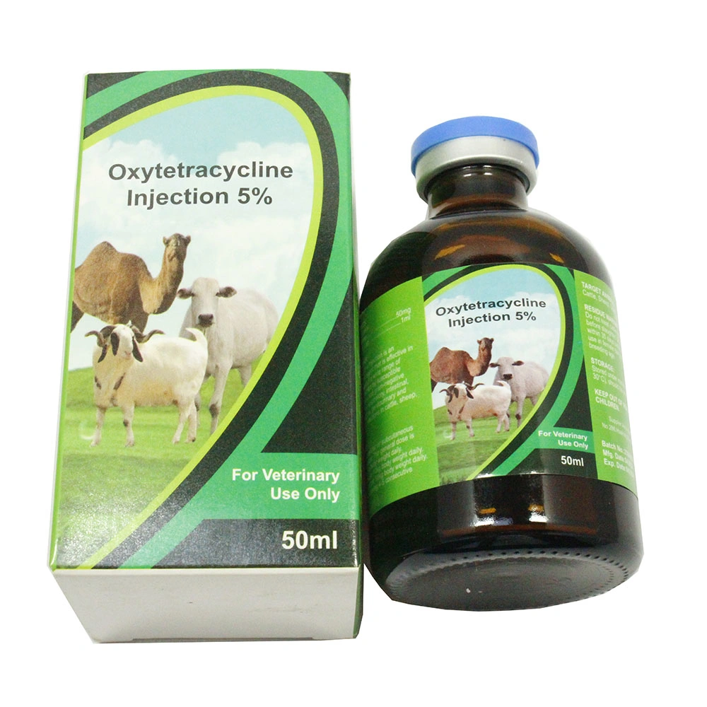 5% 50ml/Bottle Oxytetracycline Injection with GMP