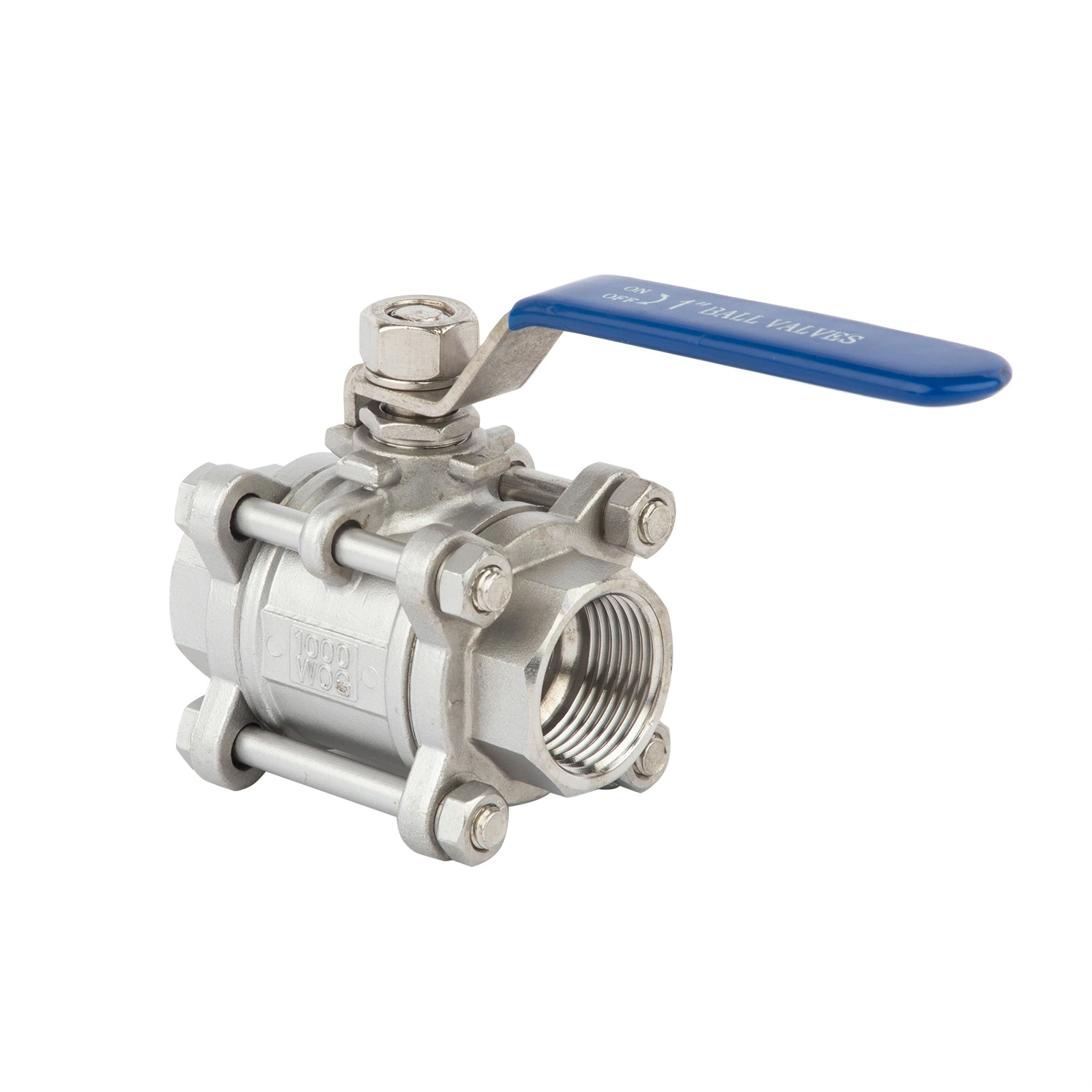 1 PC Stainless Steel Internal Thread Water Pipe NPT Ball Valve with Lock