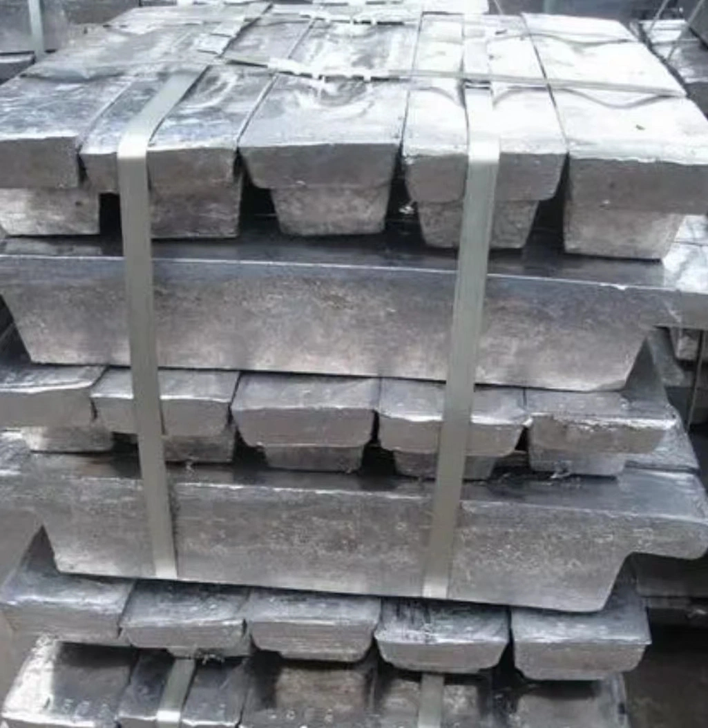 Top Quality High Purity Lead Aluminium/Aluminum Alloy /Zinc /Metal/Zinc/Tin Alloy Ingot Ingot 99.97 Min Hot Sale SGS