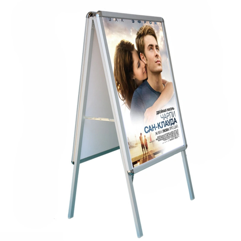 Conception de carte d'aluminium Frame stand stand signe d'Affiches publicitaires